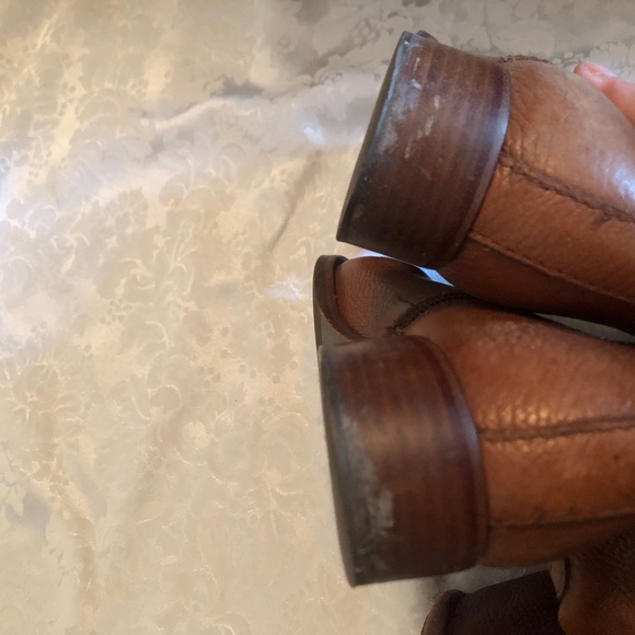 Tory Burch Brown Leather Winter Boots - Picture 7 of 8